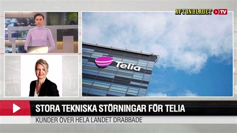 Kunder larmar om stora störningar hos Telia - Aftonbladet